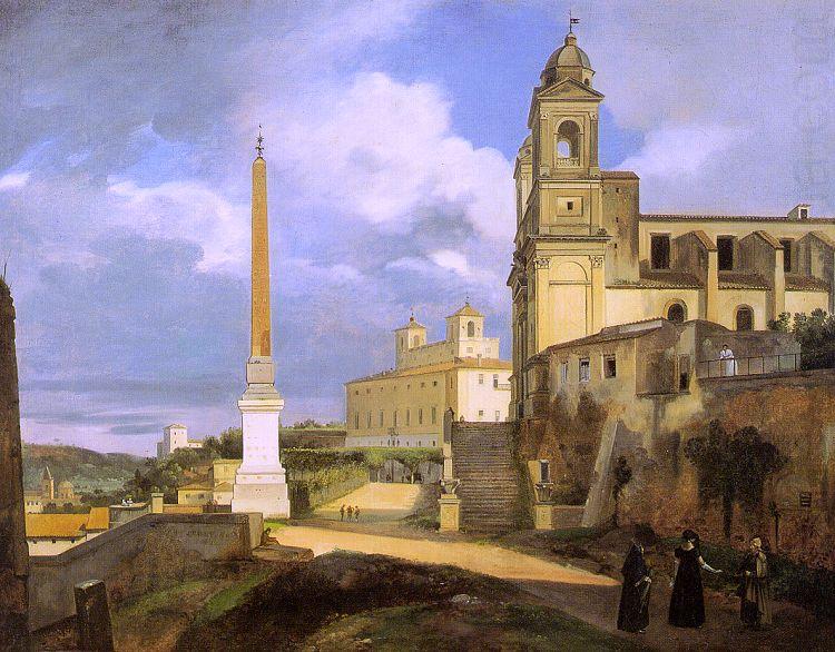 The Church of Trinita dei Monti in Rome, Francois-Marius Granet